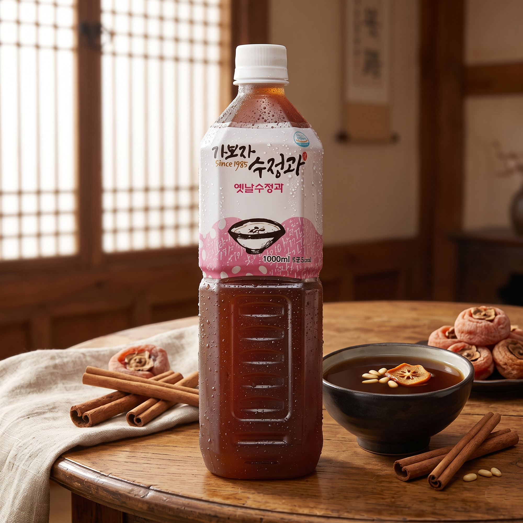 [섬을담다] HACCP인증 가보자 옛날수정과 전통음료 1000ml,12개